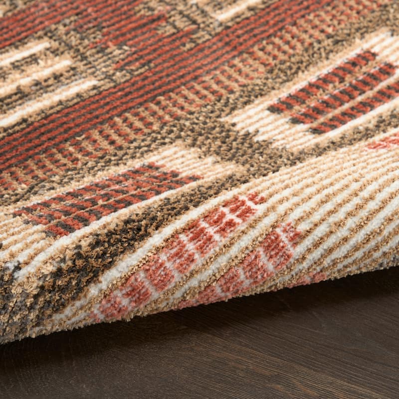 Nourison Nordic Indoor only Geometric Area Rug
