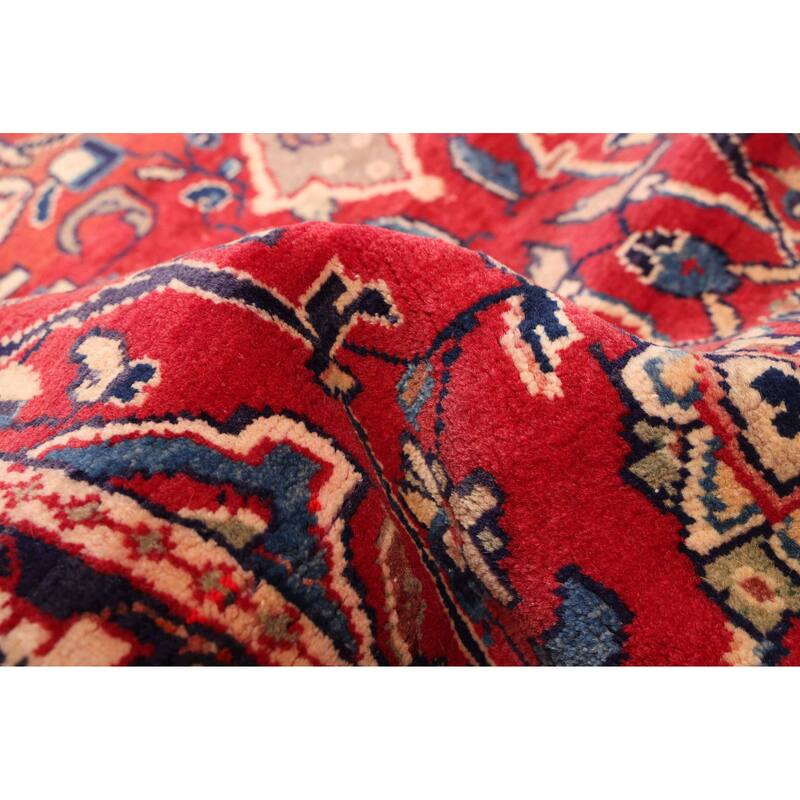ECARPETGALLERY Hand-knotted Anadol Red Wool Rug - 3'7 x 11'10