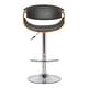 preview thumbnail 25 of 36, Butterfly 24" Adjustable Swivel Bar Stool