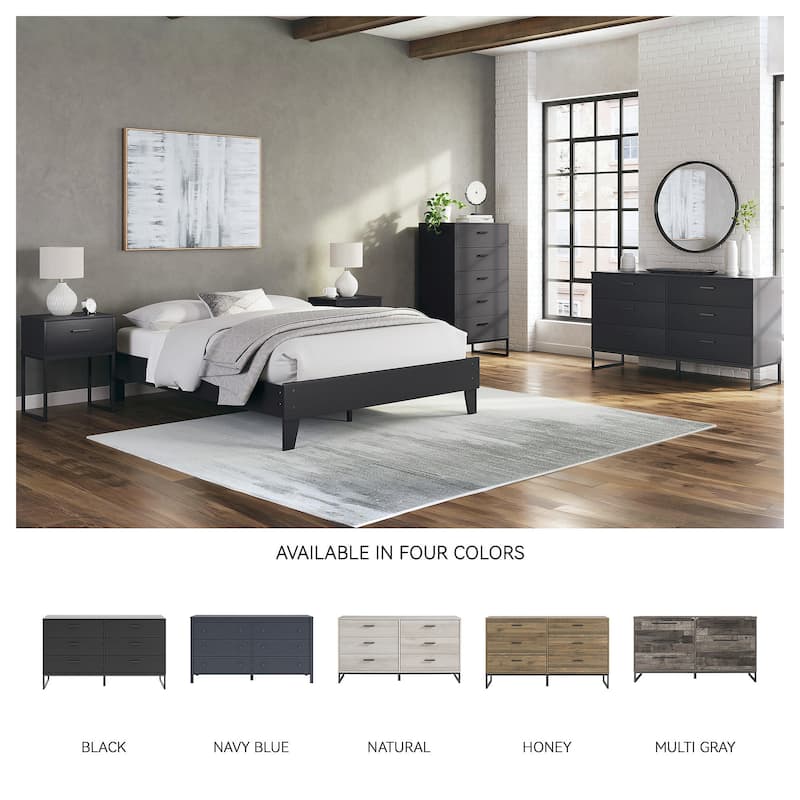 Signature Design by Ashley Socalle Black Dresser