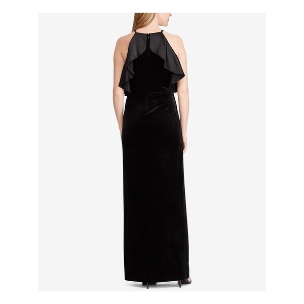 black sleeveless party dress
