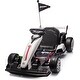 preview thumbnail 2 of 18, 24V Ride On Go Kart for Kids, Ajustable Length Electric Ride Toy White