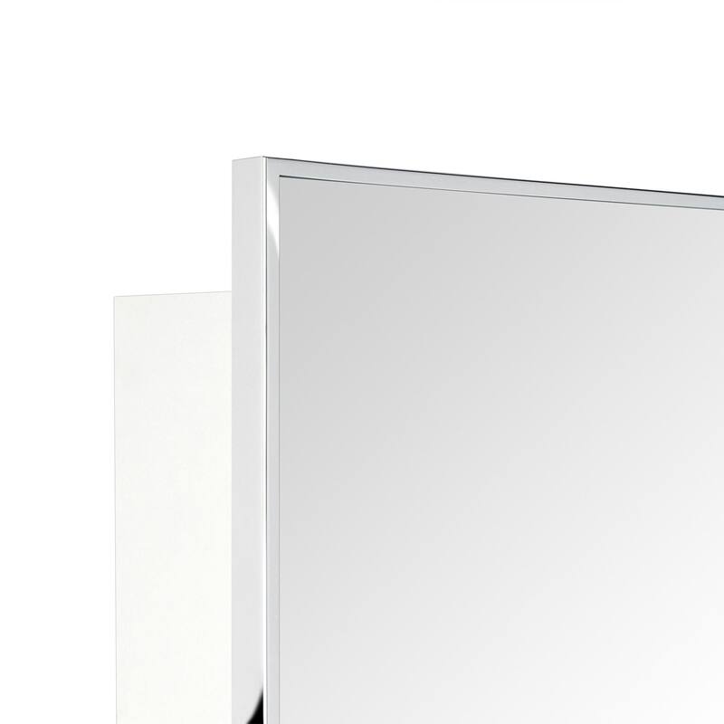 TEHOME Velin Recessed and Surface Mount Bathroom Medicine Cabinet with Mirror Square Cornered Metal Framed Rounded Rectangle
