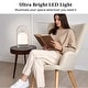 preview thumbnail 7 of 8, Bell + Howell EchoDome Rechargeable Bluetooth LED Lantern Speaker Touch Control - Off-White