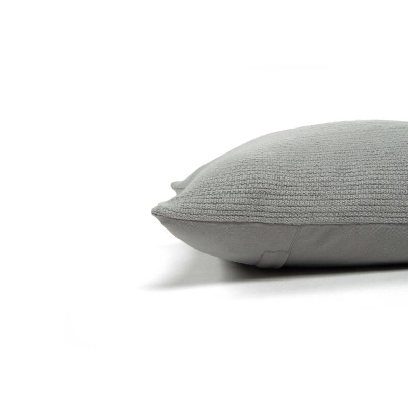 Rizzy Home Ribbed Textured Solid Throw Pillow