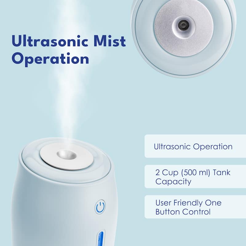LivePure LP250 Aqua Glo Portable Cool Mist Humidifier