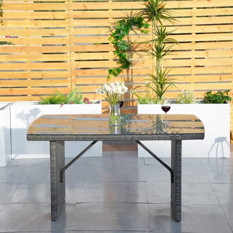 7-piece Patio Wicker Coversation Sofa Set