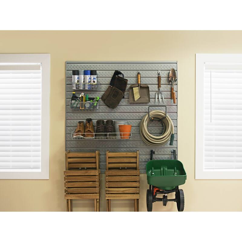 NewAge Products Bold Series 11-pc. Steel Garage Cabinet Set with 72" Integrated Display Shelf