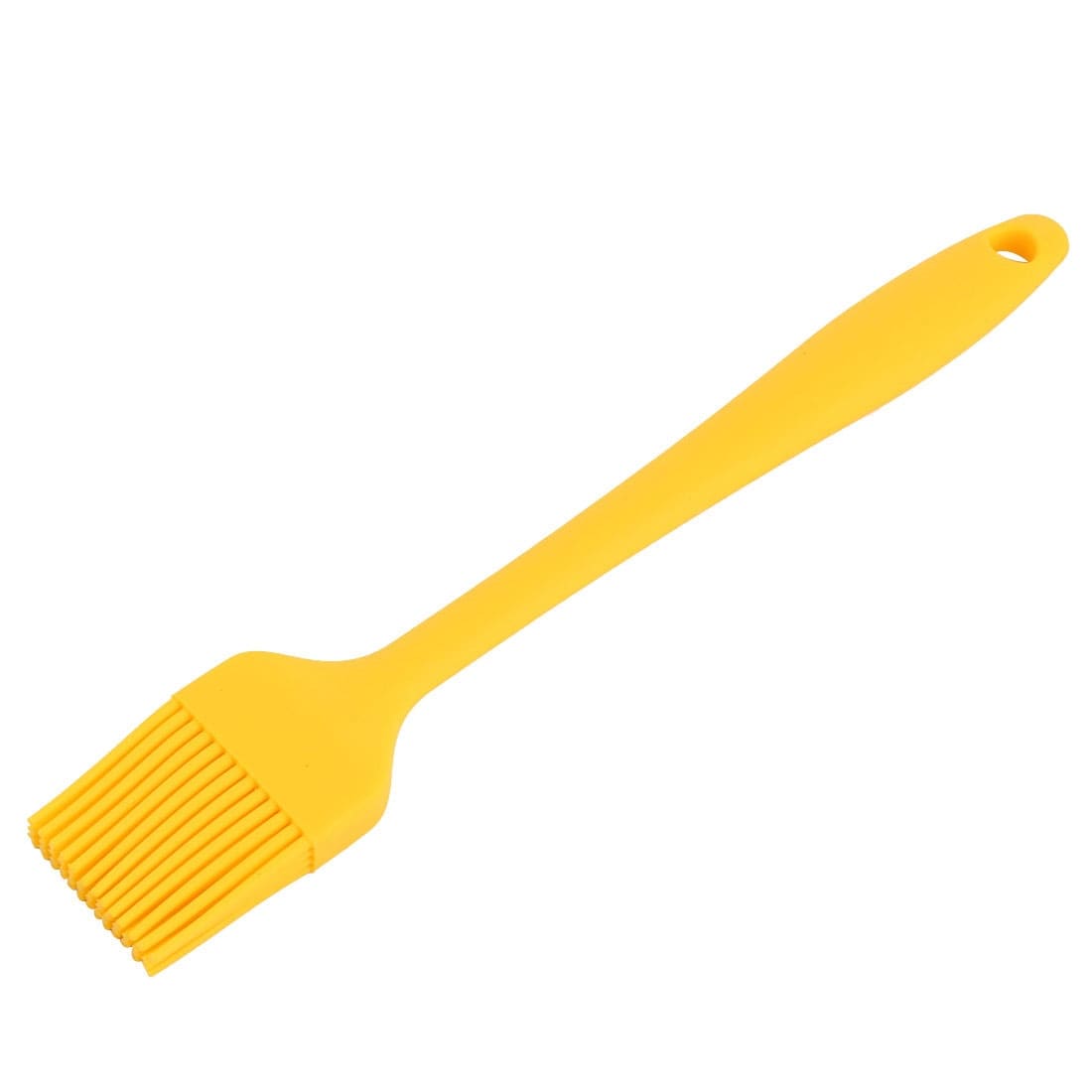 Unique Bargains Kitchenware Silicone Cooking Tool Baster Turkey Barbecue Pastry Brush Yellow