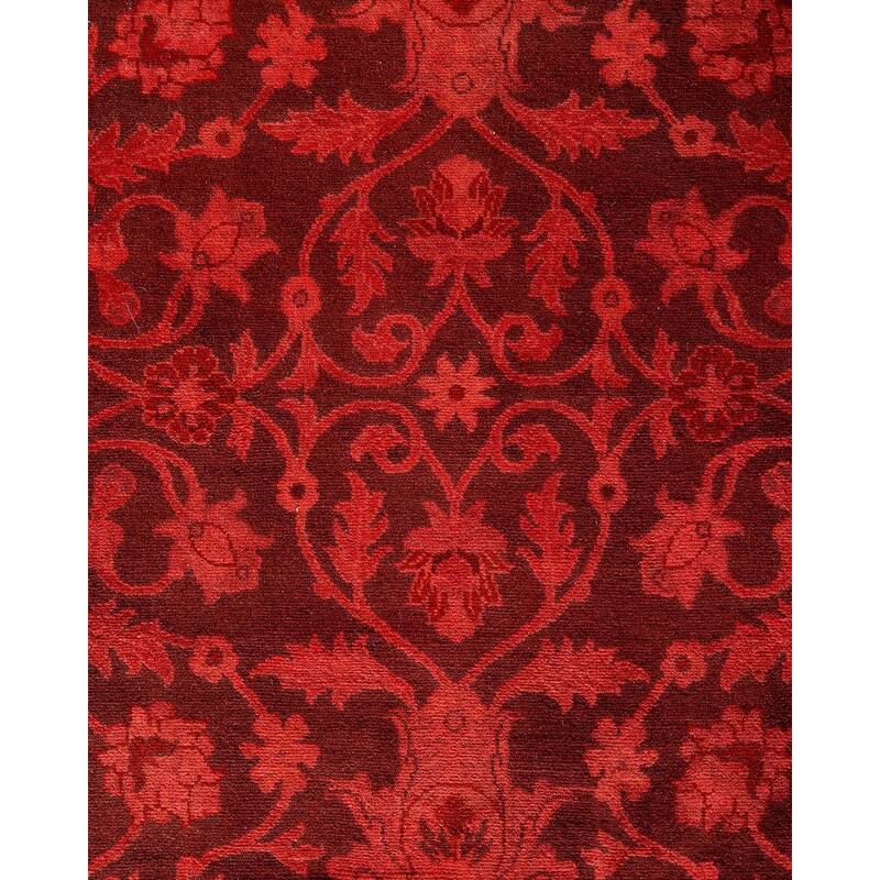 Fine Vibrance, One-of-a-Kind Hand-Knotted Area Rug - Brown, 4' 1" x 6' 5" - 4' 1" x 6' 5"
