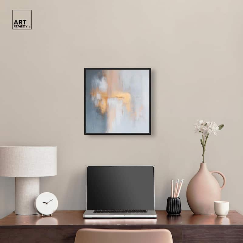 Coral Hues Canvas by Art Remedy
