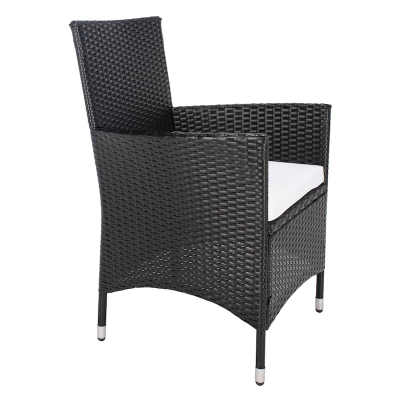 SAFAVIEH Outdoor Lianna 9-Piece Wicker Dining Set - 75Wx35Dx29H