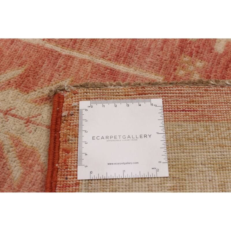 ECARPETGALLERY Hand-knotted Peshawar Finest Red Wool Rug - 7'11 x 10'0