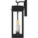 preview thumbnail 4 of 5, Carmen 2-Light Matte Black Outdoor Wall Lantern