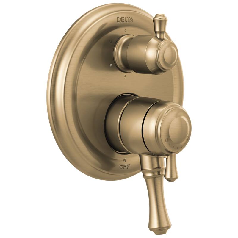 Delta Cassidy 17 Series Pressure Balanced Valve Trim with Integrated - Champagne Bronze