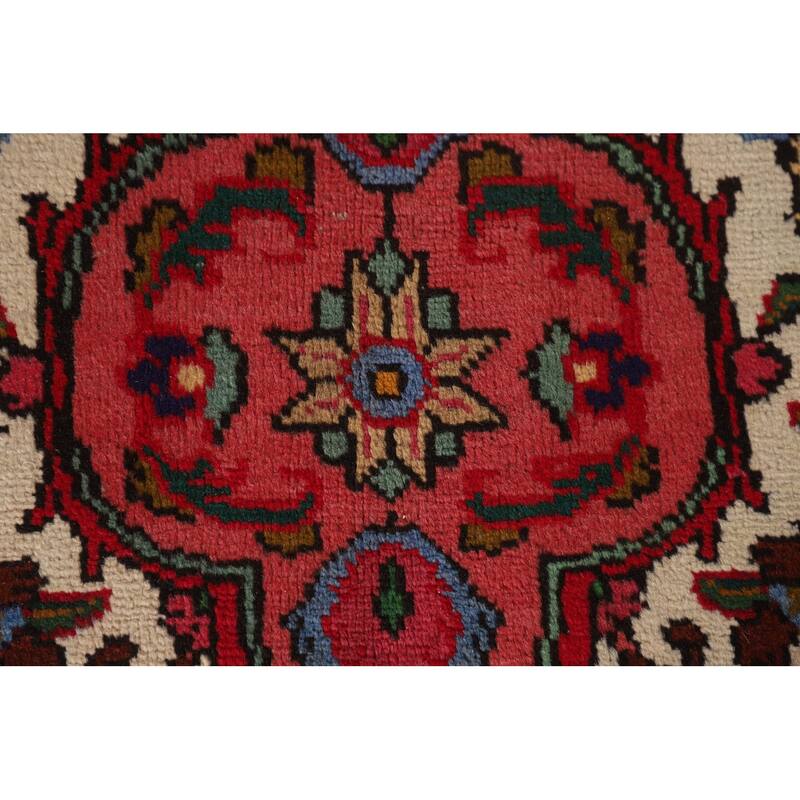 Tabriz Persian Vintage Area Rug Handmade Wool Carpet - 9'6"x 13'0"