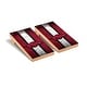preview thumbnail 1 of 3, Arkansas Razorbacks Vintage Cornhole Board Set