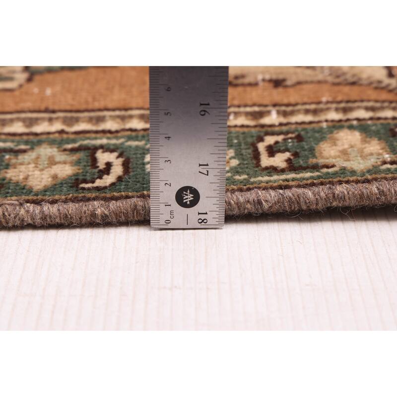 ECARPETGALLERY Hand-knotted Antalya Vintage Copper Wool Rug - 6'5 x 9'4