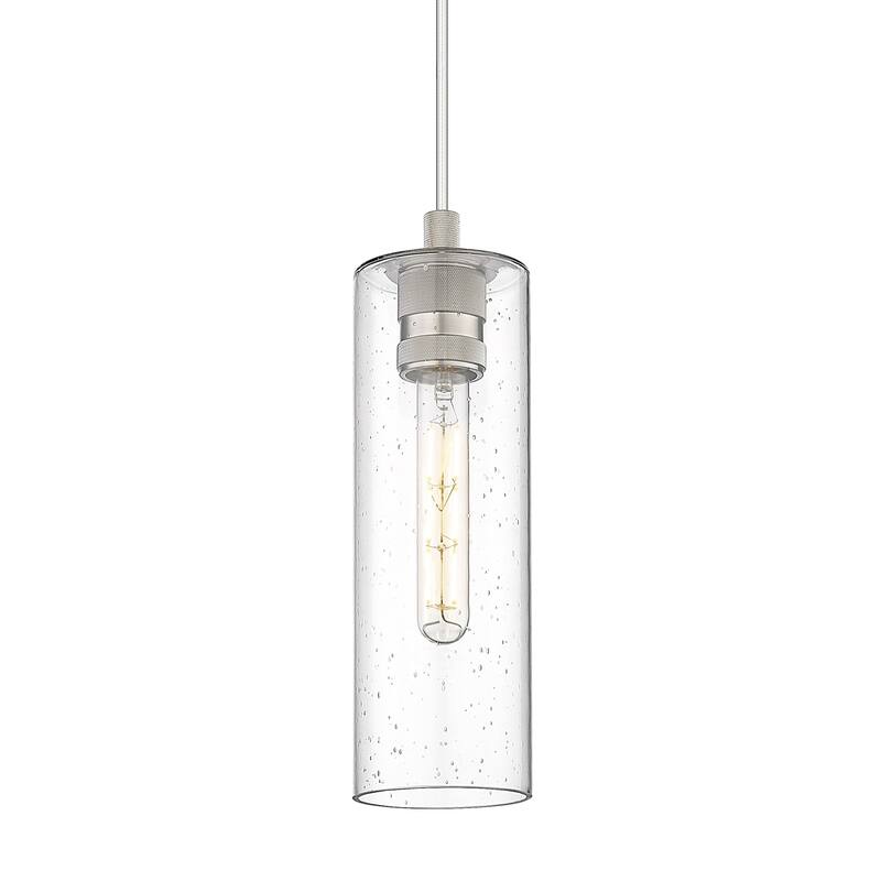 Innovations Lighting 434-1P-13-4 Crown Point Pendant Crown Point 4" - Satin Nickel / Seedy