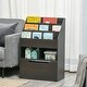 preview thumbnail 8 of 8, Kids Bookcase Multi-Shelf Rack Organizer with Storage Drawer for Books, Playroom, Brown