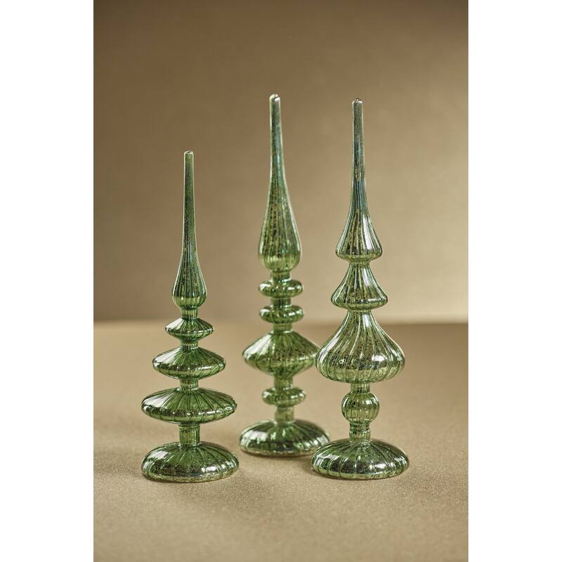 Azenor 11.5" LED Tabletop Finials, Set of 2