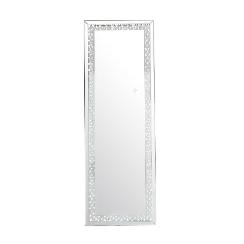 River LED Crystal Mirror - Clear
