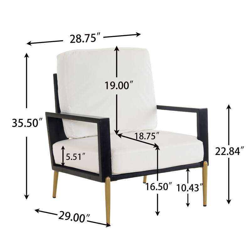Retro Floral Print Velvet Armchair with Gold Legs and Rubberwood Frame, Ideal for Indoor and Outdoor Use