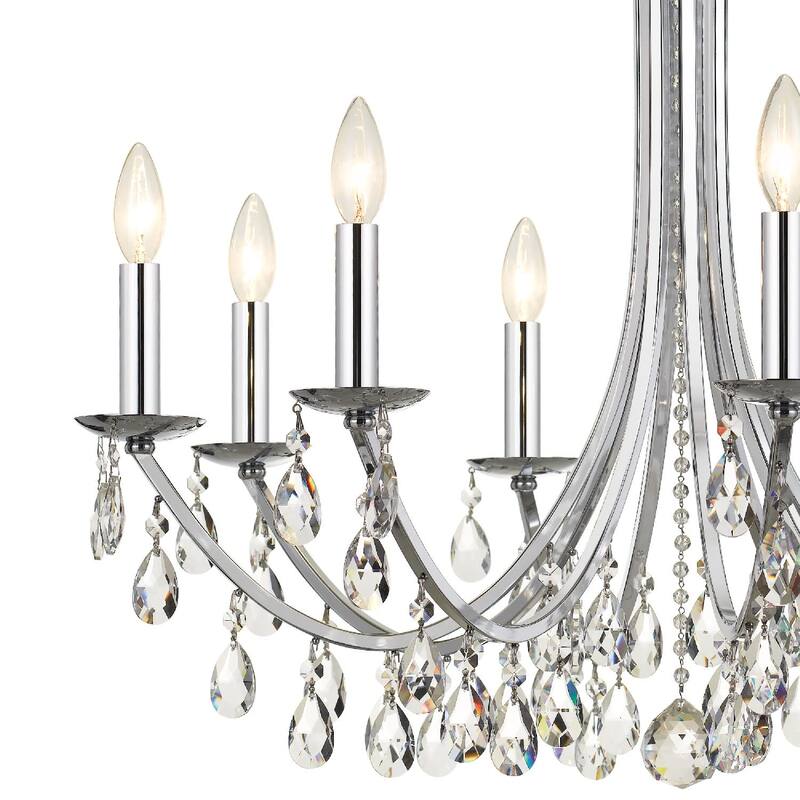 Crystorama Lighting Group Bridgehampton 8 Light 28" Wide Crystal