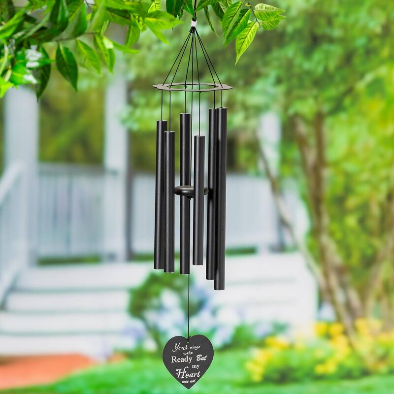 30" Avria Hand Tuned Wind Chime, "Your Wings were Ready"