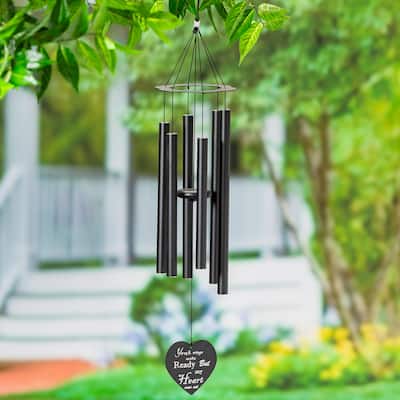 30" Avria Hand Tuned Wind Chime, "Your Wings were Ready"