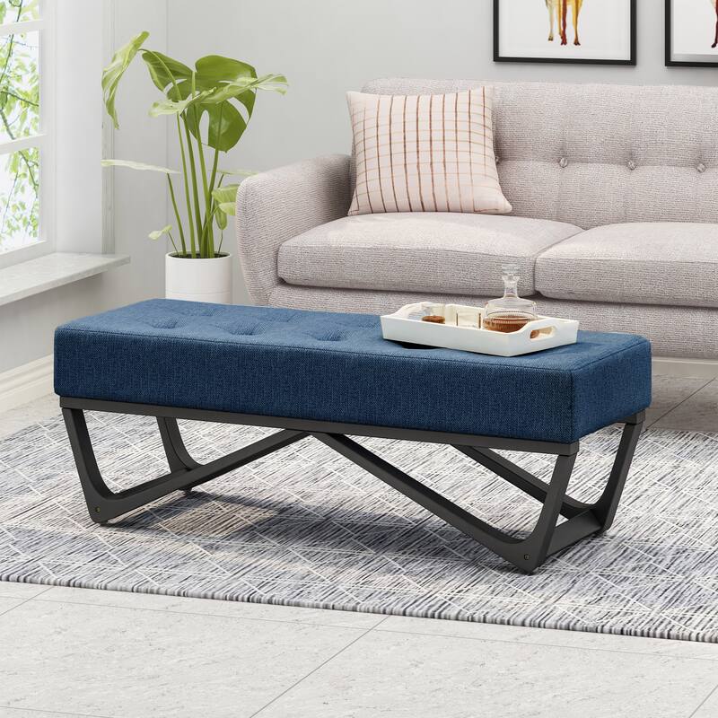 Navy blue Ottoman