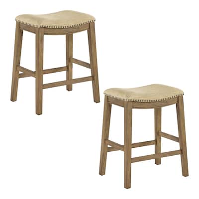 24" Saddle Stool (Set of 2)