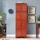 preview thumbnail 1 of 24, 4-Tier Corner Kitchen Pantry Storage Cabinet with 8 Doors and Adjustable Shelves for Efficient Organization Cherry
