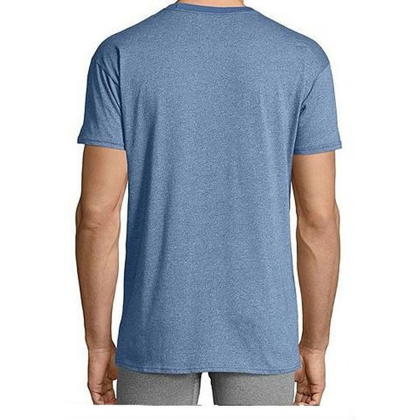 Hanes Men/'s 1901 Heritage Dyed Crewneck T-shirt Tee Undershirt 4-Pack 191CA4