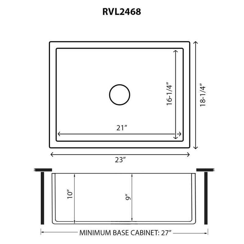 Ruvati 23-inch Fireclay Farmhouse Kitchen Laundry Sink Single Bowl - Emerald Green - RVL2468EG