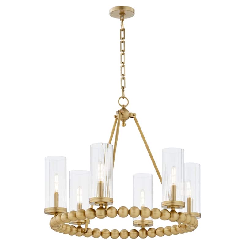 Quorum International 661-6 Lee Boulevard 6 Light 28" Wide Ring