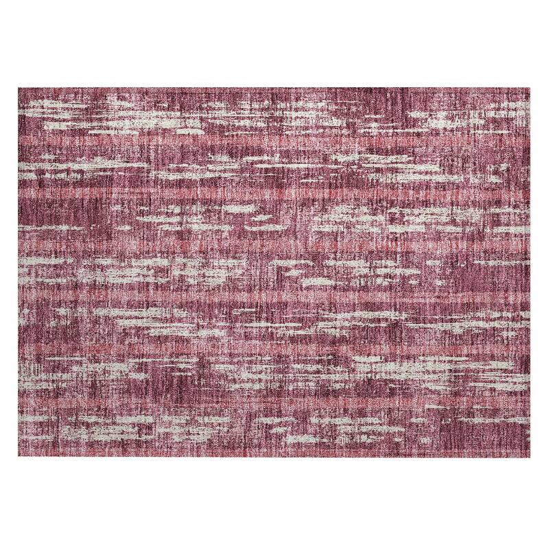 Machine Washable Indoor/ Outdoor Chantille Stripe Ombre Rug