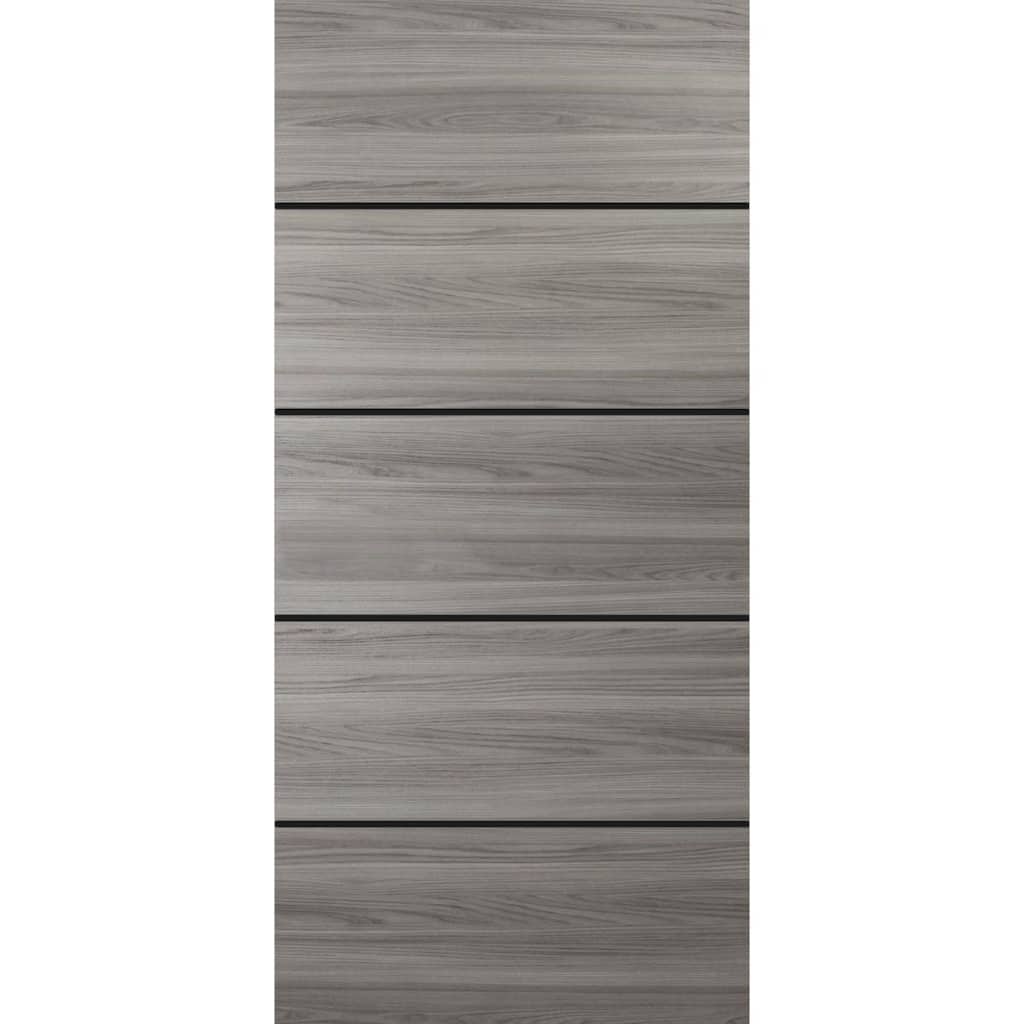 Slab Barn Door Panel 18 x 80 Planum 0015 Ginger Ash with Sturdy Finished