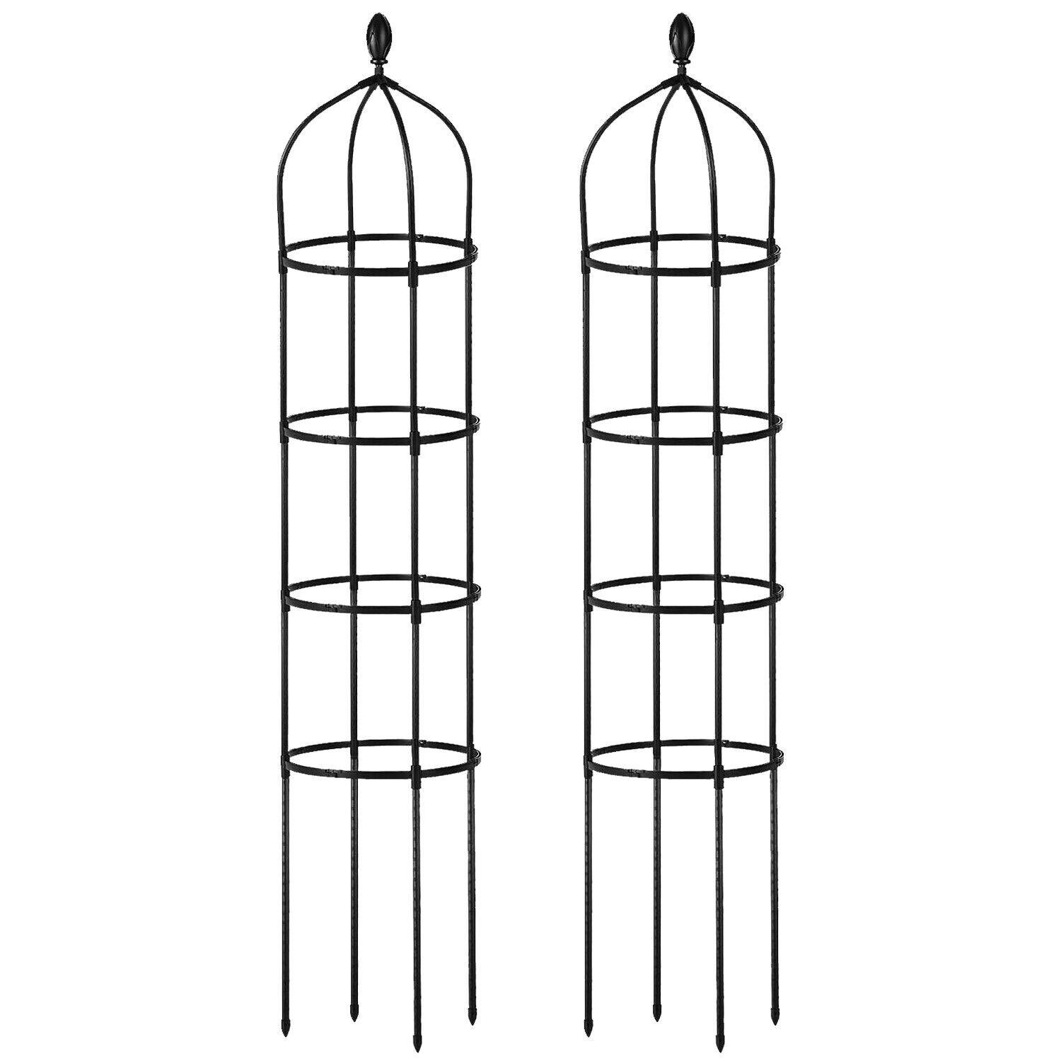 2Pack 6ft Garden Obelisk Trellis for Climbing Plants Bed Bath & Beyond 39158348