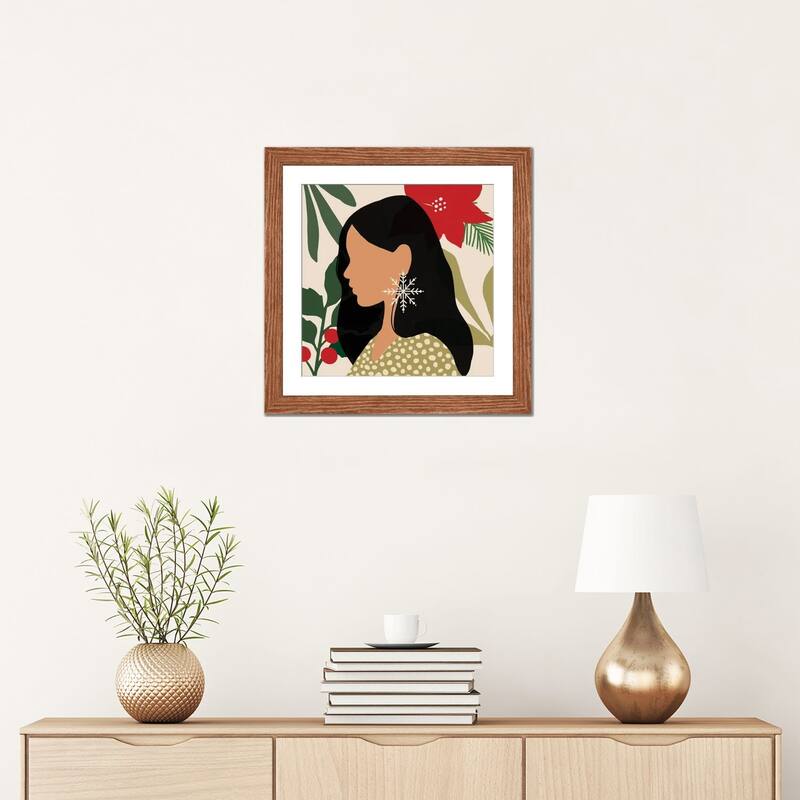 iCanvas "Christmas Earring II" by Victoria Barnes