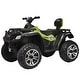 preview thumbnail 77 of 93, Powerful 24V Electric ATV for Big Kids, 2-Seater 4WD 4 Wheeler with LED Lights, Shock Absorbers & Bluetooth Music Green