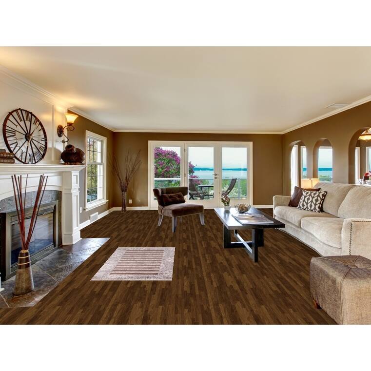 Striped Abstract Foyer Rug Hand-Knotted Wool Carpet - 2'8" x 4'9"