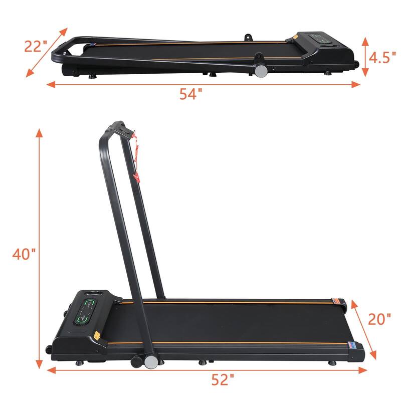 1.0HP Single Function Electric Treadmill with Hydraulic Rod