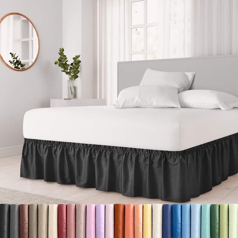 12-Inch Bed Skirt for Queen-size Bed - On Sale - Bed Bath & Beyond ...