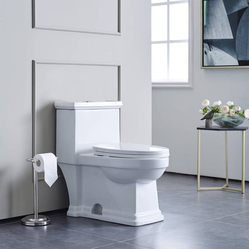 Voltaire One Piece Elongated Toilet Dual Flush 0.8/1.28 gpf