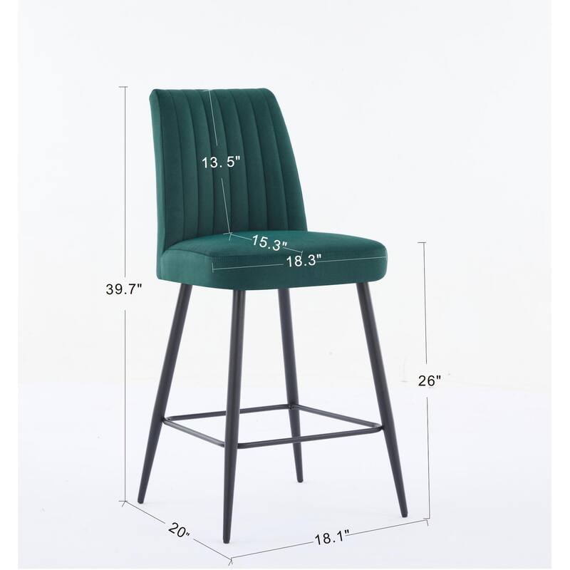 Bar Chair For Bedroom, Dining Room,Design Is Simple, The Cushion Is Comfortable,