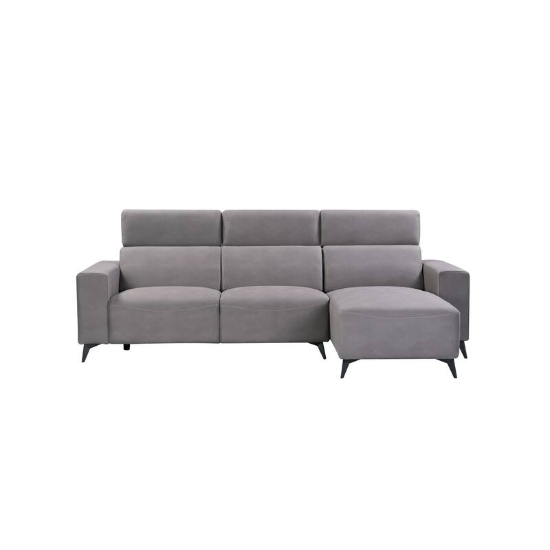 Pasargad Home Modern Bari Sectional Sofa with Push Back Functional