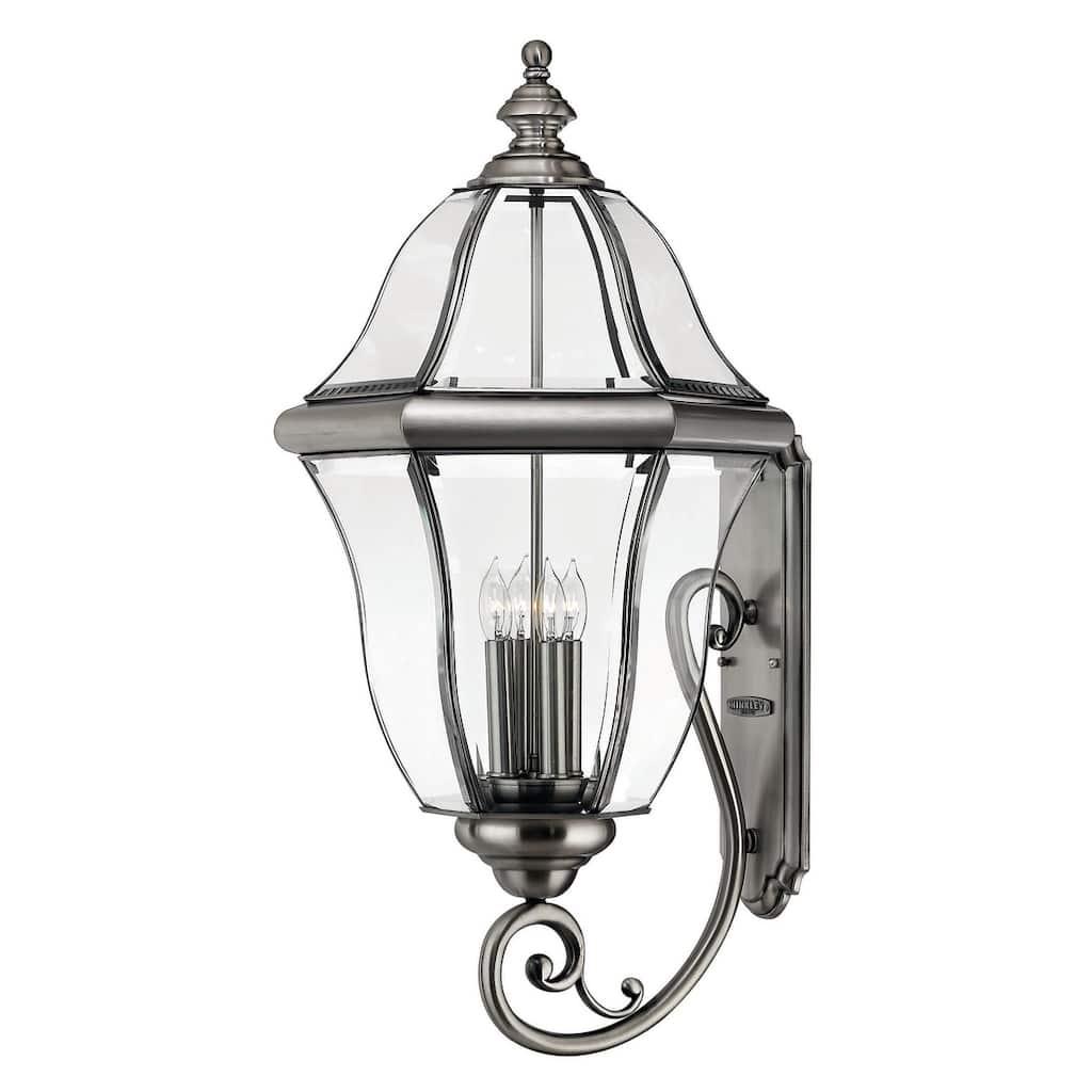 Hinkley Lighting Bromley 3 Light 19-1/4" Tall Outdoor Wall Sconce with