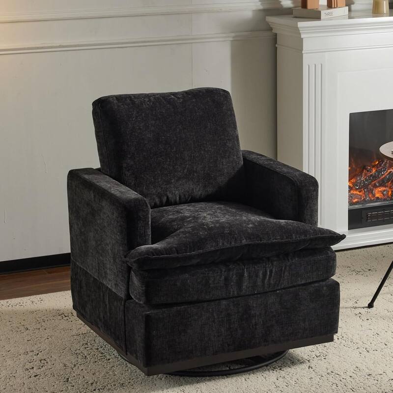Swivel Mid-Century Modern Accent Armchair 1pc
