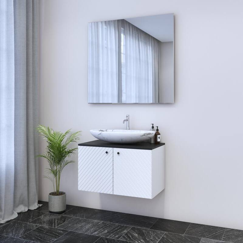 Avela 2D 80 Floating Bathroom Vanity (32" Width)